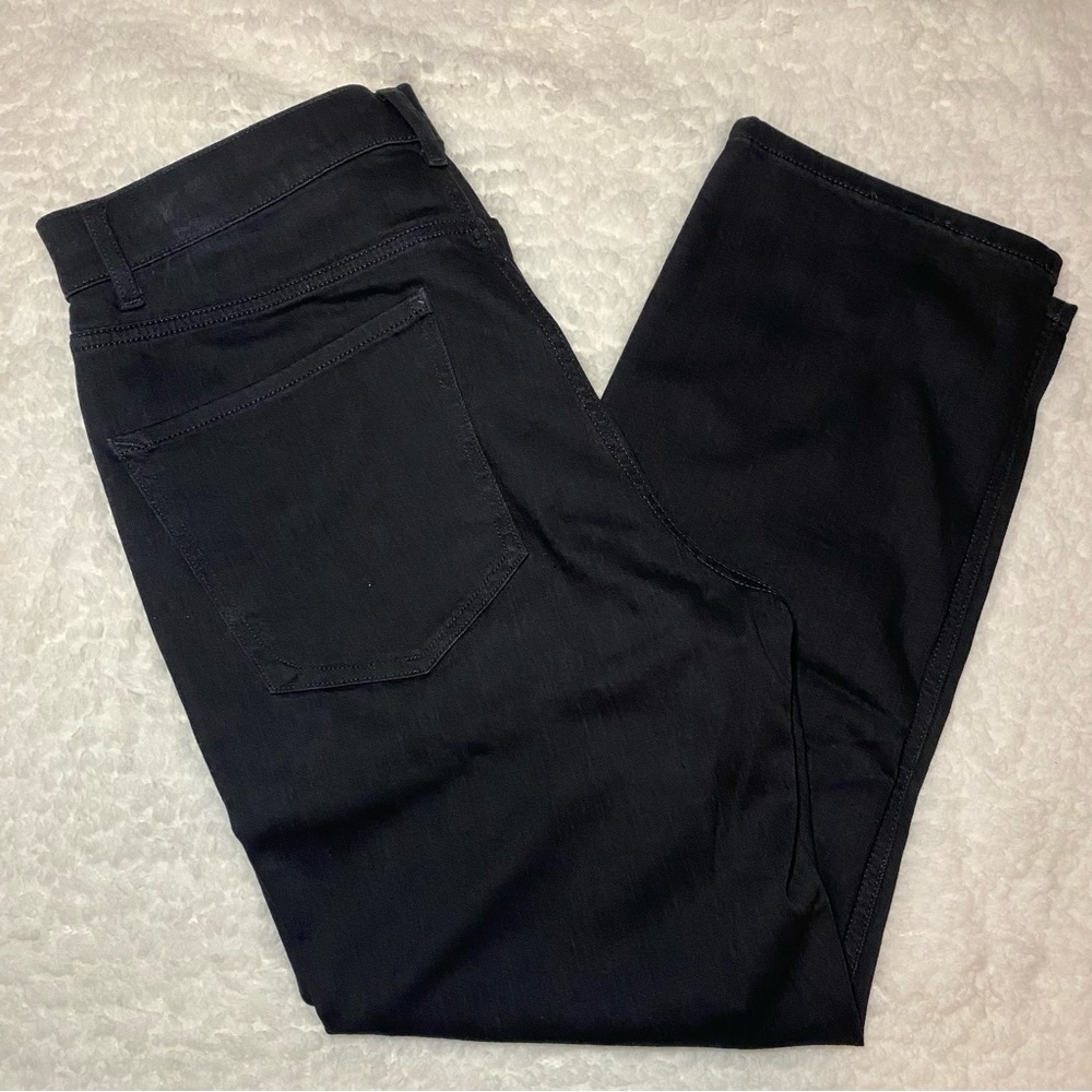 Express Black Straight Super High Rise Jeans